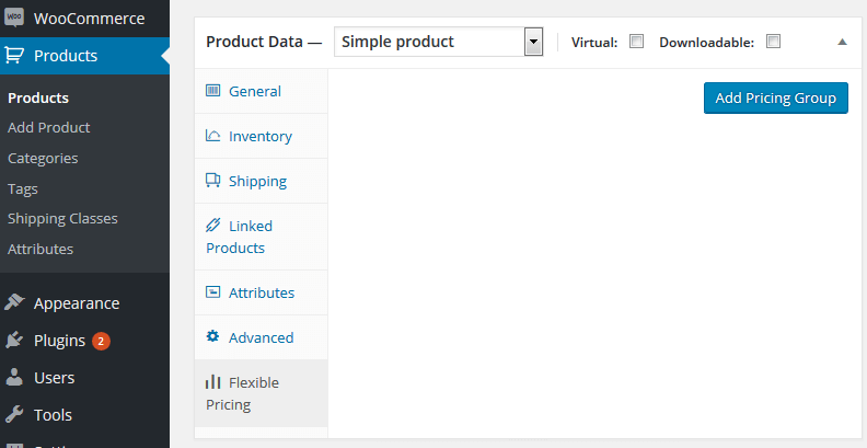 Flexible Pricing for Products