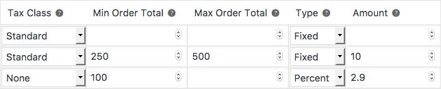 Fixed or percentange WooCommerce gateway fees