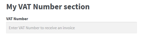 VAT Number field in WooCommerce
