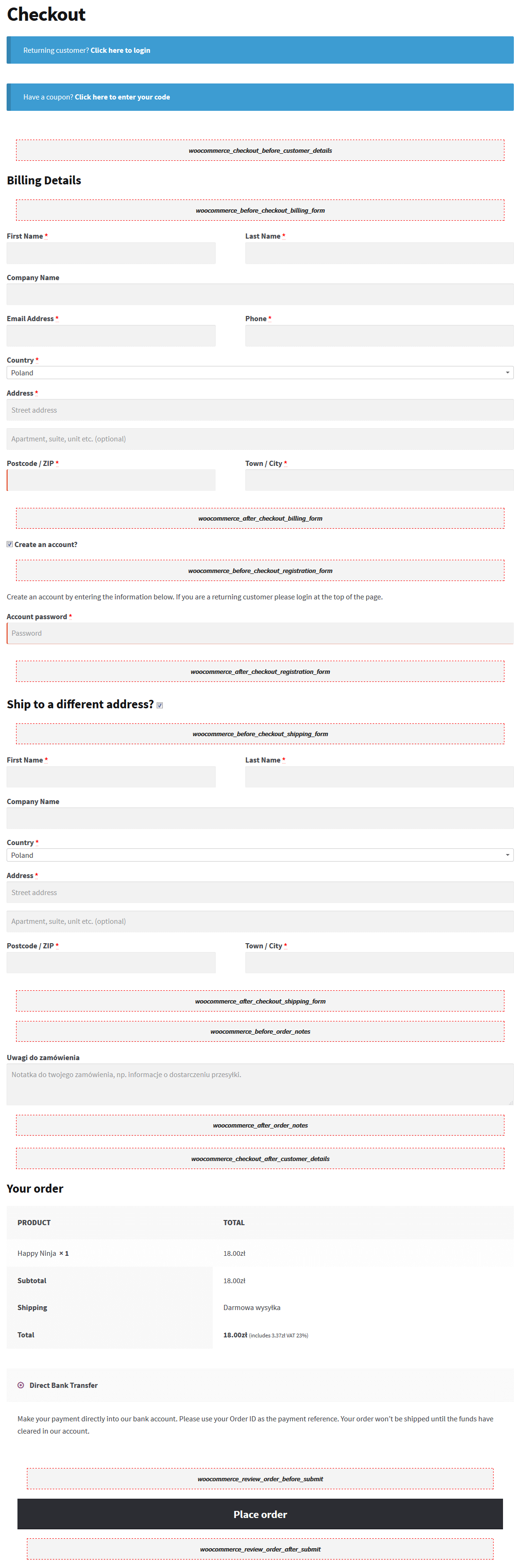 Custom sections in Storefront
