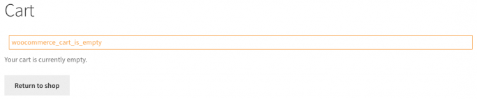WooCommerce Empty Cart Hooks Visual Guide