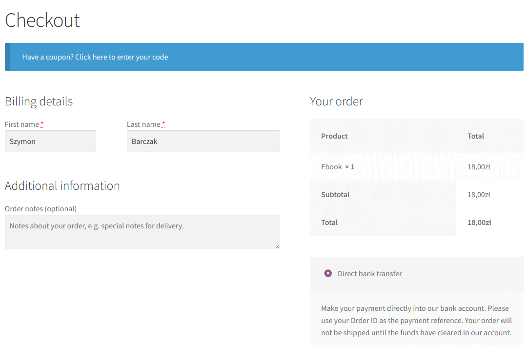 woocommerce checkout without address step by step guide by free billing address