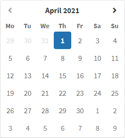 Flexible Product Fields - Excluded dates