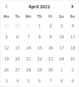 Flexible Product Fields - Selected days limit
