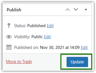 Save and Update