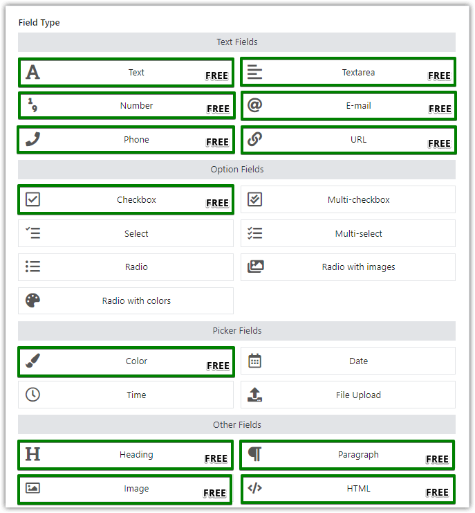 free fields flexible checkout fields