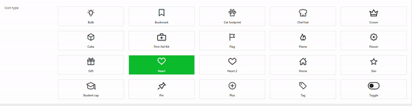 Modify the add to wishlist icon