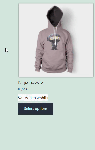 woocommerce wish list